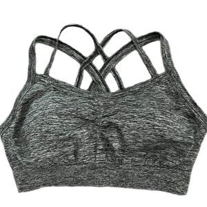 The Ultimate by Victoria’s Secret VSX Seamless Strappy Padded Sport bra gray M